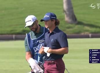 Angel Ayora sets up first eagle on the course at the tenth