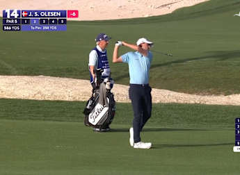 Jacob Skov Olesen eagles 14th to continue blistering run on back nine
