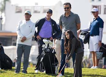 Emir takes part in Qatar's National Sports Day at Doha Golf Club