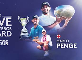 Marco Penge wins the 2025 Seve Ballesteros Award