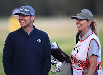 Yannik Paul enjoying family time with mum on the bag in Kenya