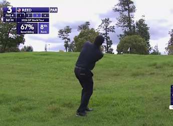 Patrick Reed shows great touch to help save par at the third