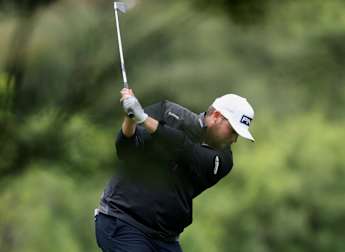 WATCH | Dan Bradbury holes out for eagle at the fourth