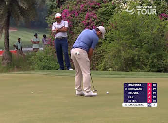 Francesco Molinari birdies fifth on day one in India
