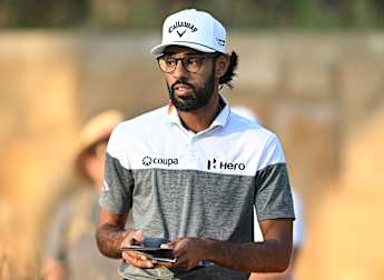 Akshay Bhatia pleased with response to rare mishap in India