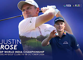 Justin Rose to make Delhi debut at DP World India Championship 