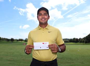Yurav Premlall scoops $50,000 prize for Course Record presented by Nexo