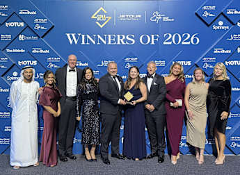 DP World Tour wins major global sport event award at the Middle East Sport Industry Awards