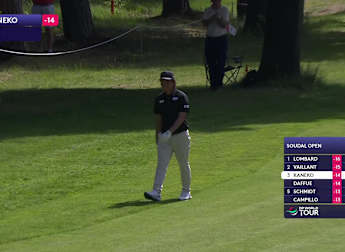 WATCH | Kota Kaneko holes out for eagle at the 11th