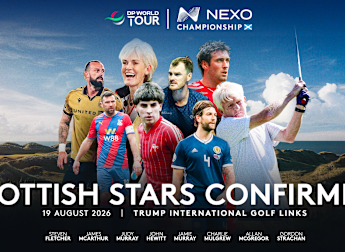 Scottish sporting stars confirmed for Nexo Championship Celebrity Pro-Am