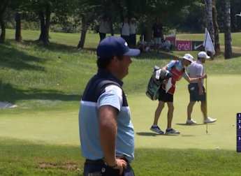 WATCH | Patrick Reed hits the pin at the first