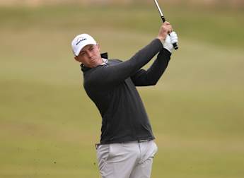 Matt Fitzpatrick and Michael Thorbjornsen share lead in foggy Scotland