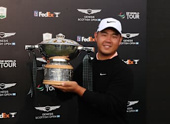 Tom Kim wins first Rolex Series title in stunning style at Genesis Scottish Open