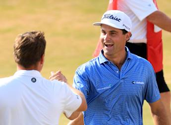 Jackson Suber holds surprise first-round lead on Open Championship debut