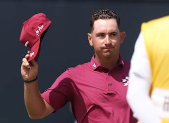 Lucas Herbert leads Open after matching men’s major record at Royal Birkdale