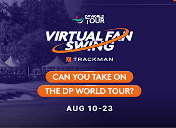 Take on DP World Tour stars in the Trackman Virtual Fan Swing
