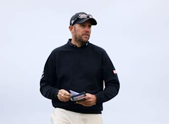 Matthew Southgate holds halfway Nexo Championship lead at windy Trump International Golf Links