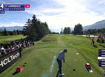 WATCH: Thriston Lawrence saves par with provisional ball at 14th