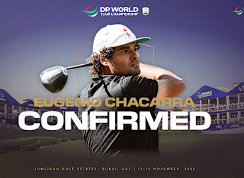 Race to Dubai leader Chacarra targets European Number One crown at DP World Tour Championship