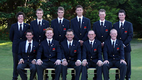 Rory McIlroy (top left) made his final amateur appearance at the 2007 Walker Cup