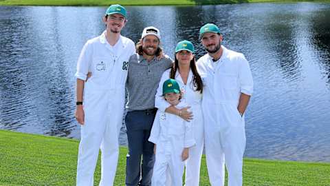Tommy Fleetwood with his family | Masters Par 3 Contest 2026
