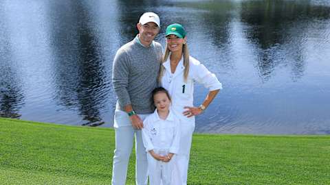 Rory McIlroy with Erica and Poppy | Masters Par 3 Contest 2026