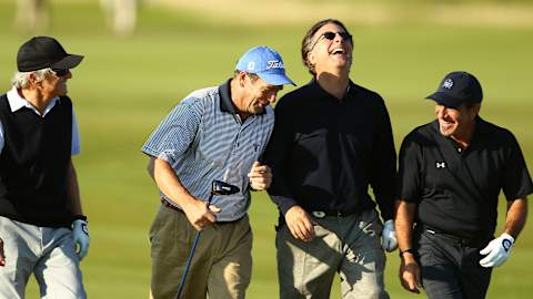 Michael Douglas, Huey Lewis, Andy Garcia and Tico Torres are event regulars