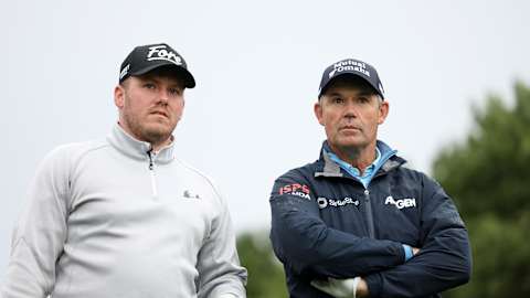 Youtuber Ronan Maloney interacts with Padraig Harrington