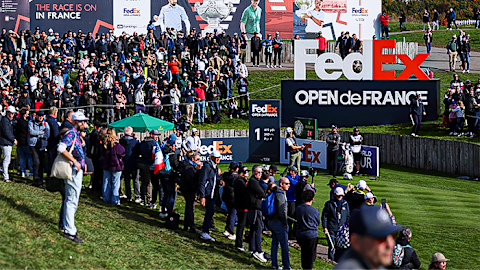 Spectators enjoy the watching world-class golf at the 2024 event