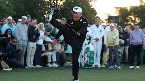 Mr Player performs his signature move