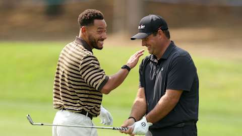 Josh Denzel and Patrick Reed shared a joke