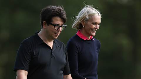 Michael MacIntyre and Jenni Falconer played together
