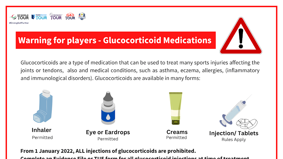 DP World- Warning - Glucocorticoid Medications   