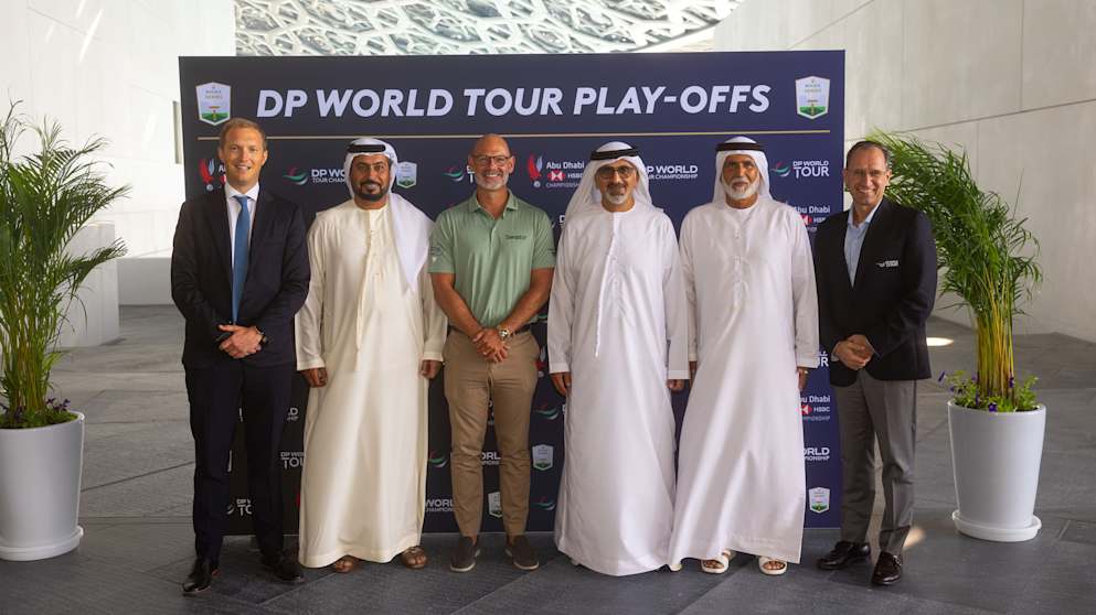 Dignitaries at the DP World Tour Play-Offs Event