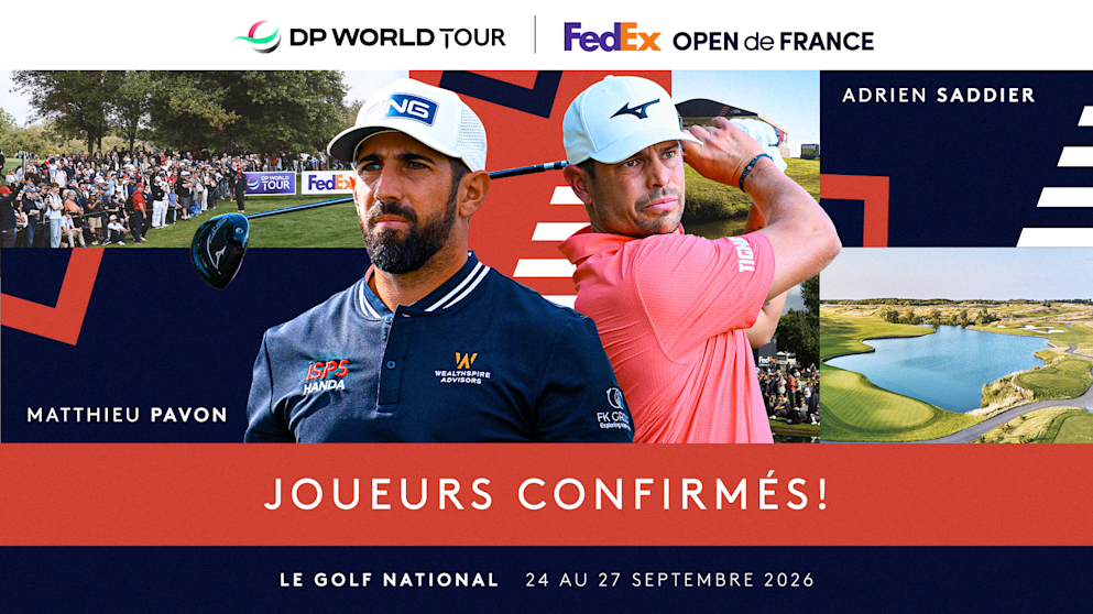 Pavon and Saddier to strengthen home contingent at 2026 FedEx Open de France