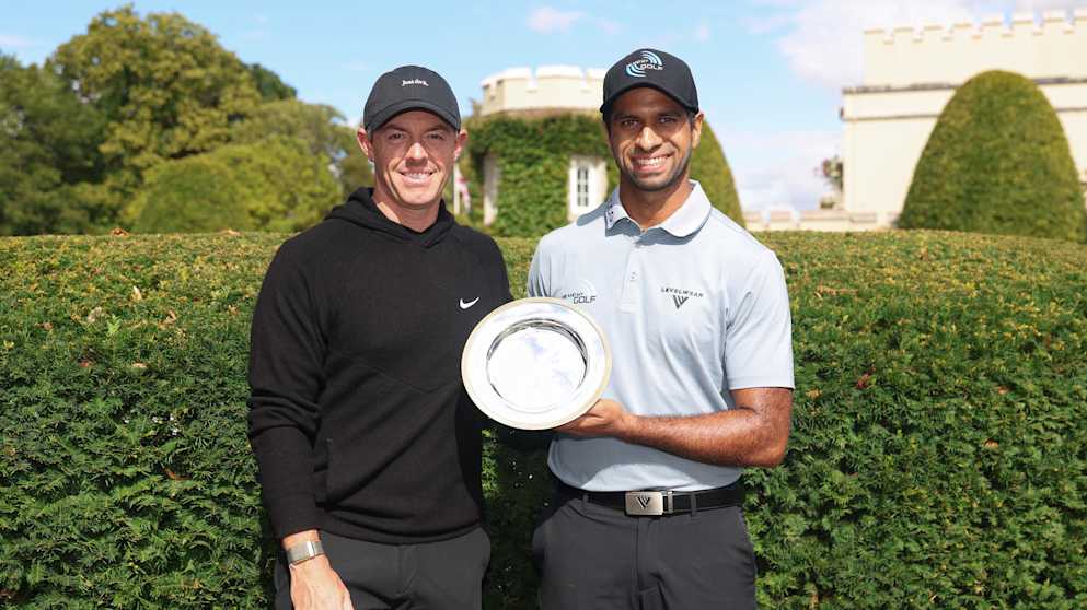 Rory McIlroy and Aaron Rai
