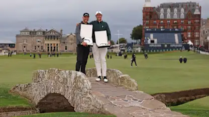 image: Adrian Meronk and Tom Chaplin win Alfred Dunhill Links Championship Team Competition