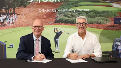 image: Fortinet renews as the Official Cybersecurity Partner of the DP World Tour until 2028
