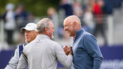 image: Kelly and Percy share 54 hole lead at ISPS HANDA Senior Open