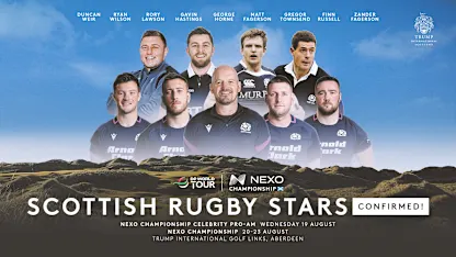 image: Scottish rugby stars to tee it up in Nexo Championship Celebrity Pro-Am