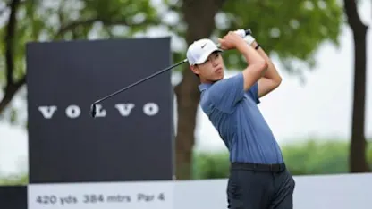 image: Wenyi Ding focused for Volvo China Open return