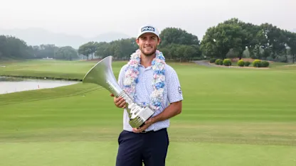 image: Brown secures third HotelPlanner Tour title at Hangzhou Open 