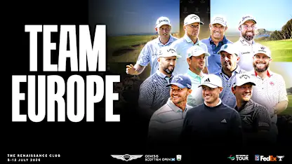 image: European Ryder Cup stars lead 2026 Genesis Scottish Open field