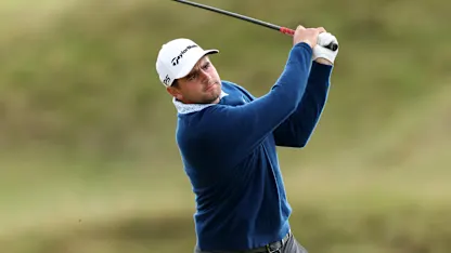 image: Casey Jarvis leads after 36-holes at the Alfred Dunhill Links Championship; seeking third win of the season