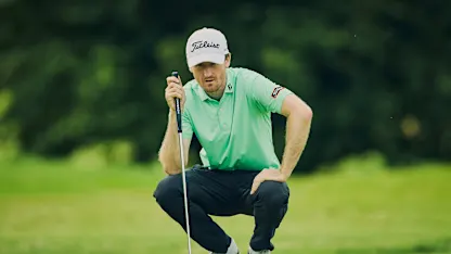 image: Wilson leads by one heading into Sunday in Estonia