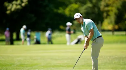 image: Van der Vight fires 59 to lead in Germany