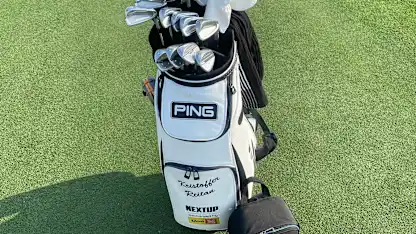 image: What's in the bag: Kristoffer Reitan's winning set-up at Nedbank Golf Challenge in honour of Gary Player
