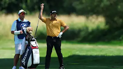 image: Hennie du Plessis grabs halfway Munich lead with final-hole eagle