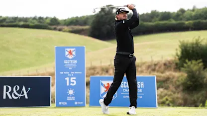 image: Blomstrand leads Scottish Challenge supported by The R&A by two