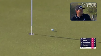 Patrick Reed goes close at the 16th - Videos - DP World Tour